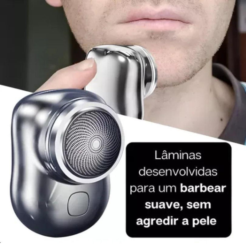 Mini Barbeador Elétrico Portátil Á Prova D'Água Pro 3