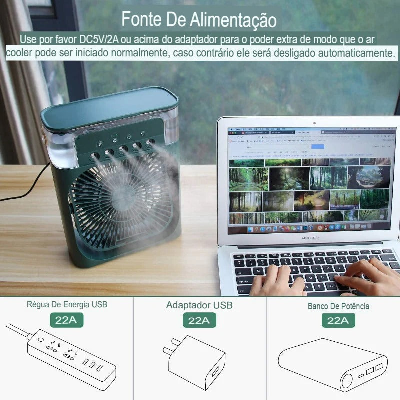 FreshFlow - Umidificador e Ar condicionado portátil