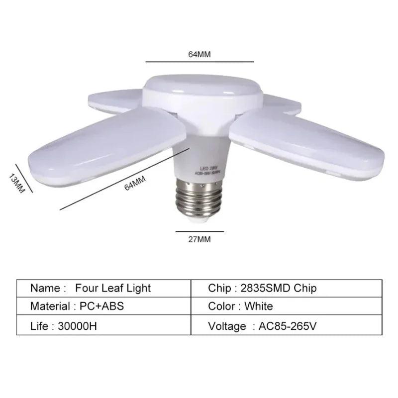 Lâmpada pétala led e27 28w 6500k.