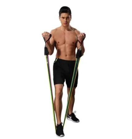 Kit Fitness - Elástico Treino Extensores de Musculação